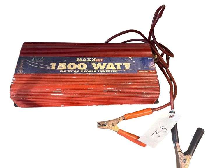 Maxx SST 1500 Watt DC to AC Power Inverter image