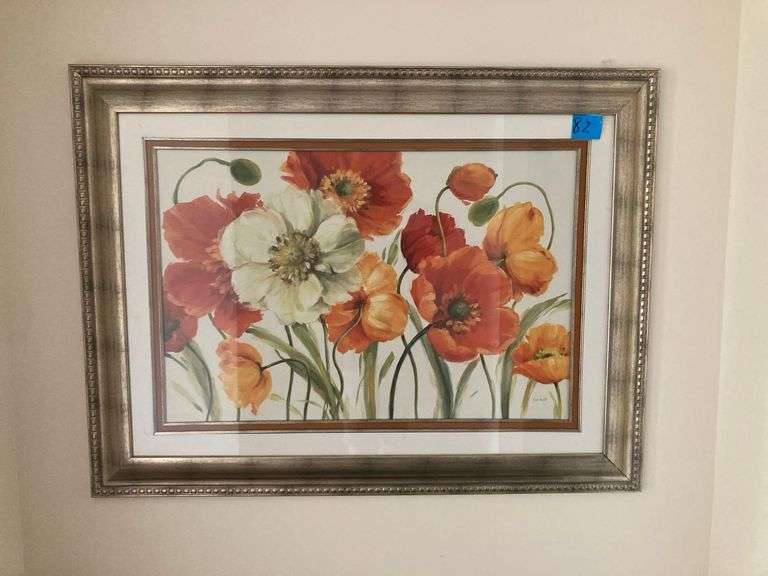 50in x 36in Framed Lisa Audit Painting