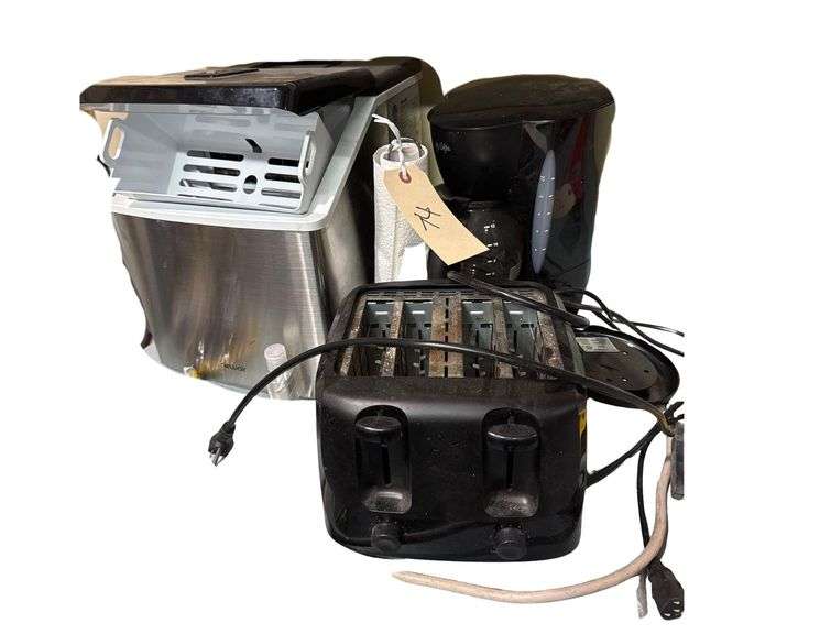 Newair Ice Machine, Toaster, Coffee Maker