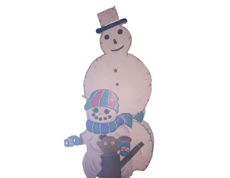 Appox 7ft Snowman and Other Christmas Decorations image
