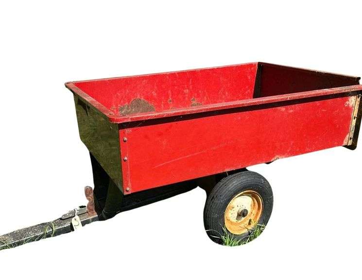 Agri-Fab 10 Cubic Ft Dump Cart Attachment for Riding Mower image