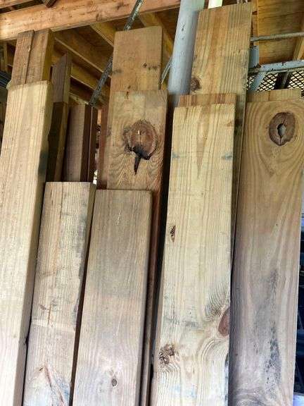 Wooden Sled and Planks