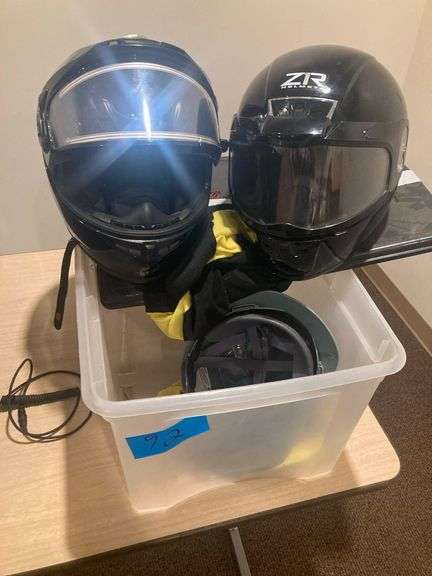2 Bike Helmets, Hard Hat with Safety Goggles