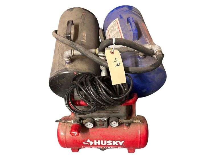 Husky Compressor- 2 Air Tanks