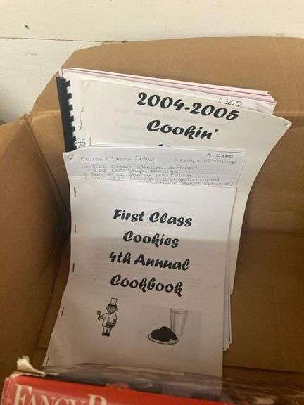 Assorted Cookbooks and Recipe Books