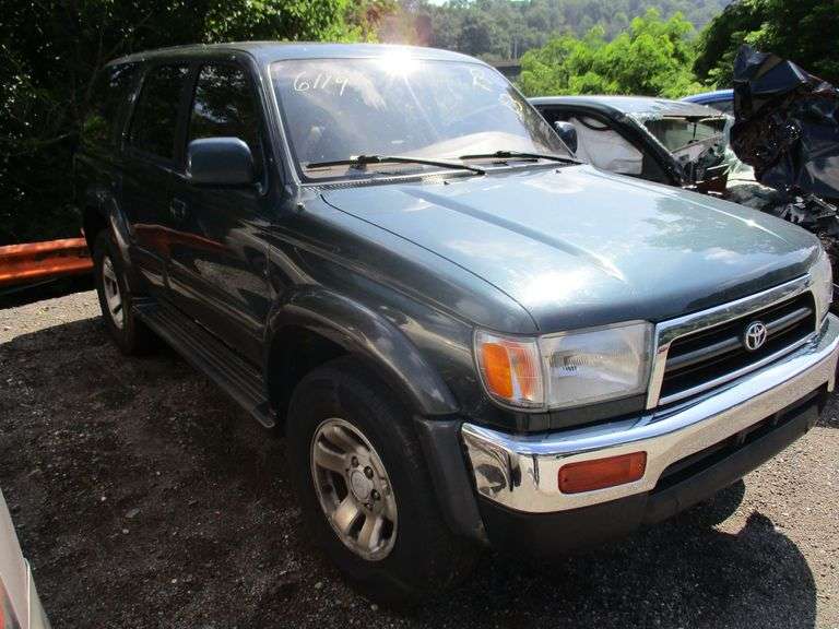 GREEN, 1996, TOYOTA 4RUNNER, JT3HN87R0T0046119,  ,