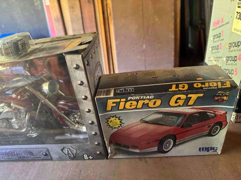 Model and Diecast Cars, Corvairs, Arlen Ness Motorcycle, Fiero GT