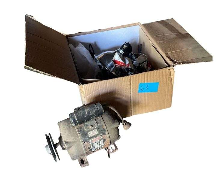Box of Clamp Lamps, Electric Motor image
