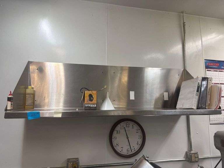 67” Stainless Wall Shelf