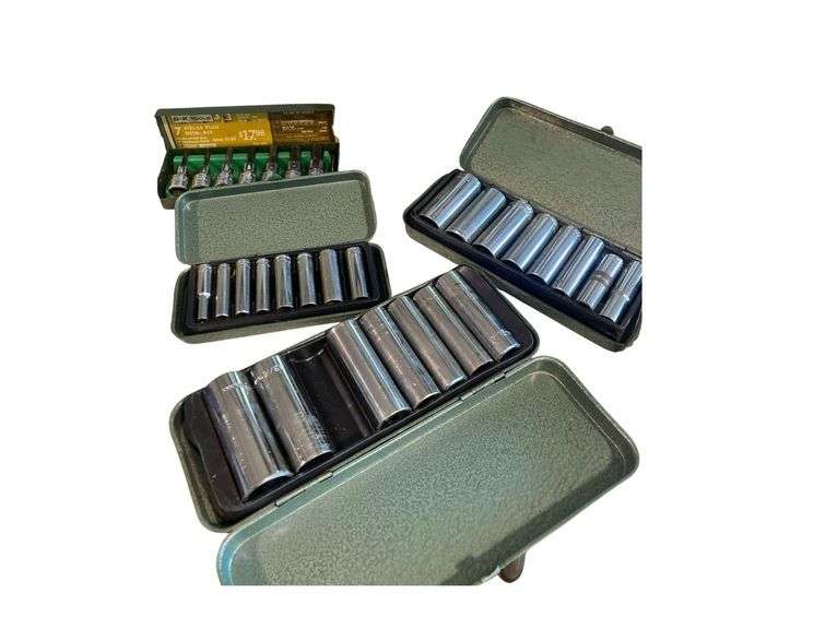 Various Sized Sockets, Various Drill Bits image