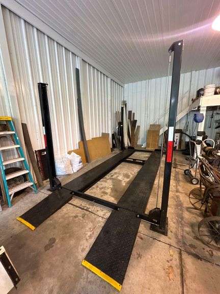 2015 Atlas 4 Post Automotive Lift - Model XH-PRO8000 EXT-L - Serial No. CEPCF04359 - 8,000lb Capacity - 1PH - Includes Caster Kits