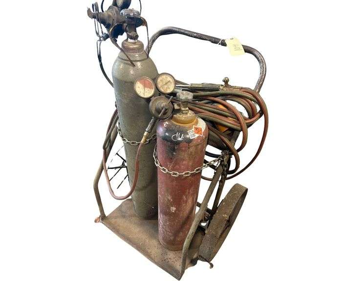 Welding Cart With Tanks & Torches image