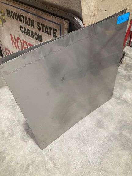 2 Sheets of Stainless Steel and 4 “Mountain State Carbon” Aluminum Signs image