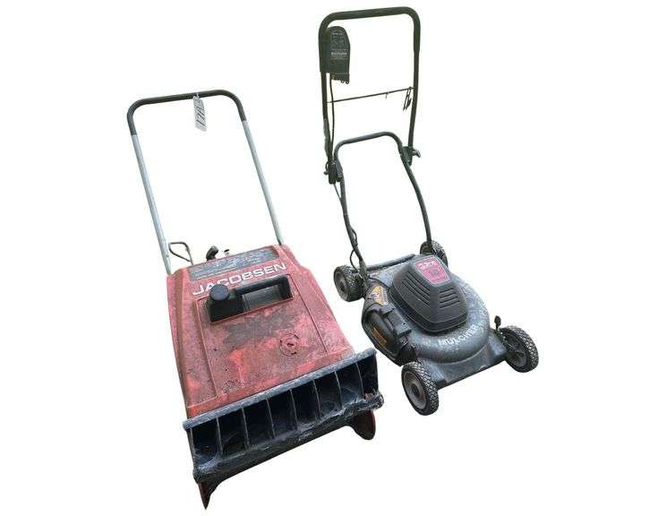 Crafstman Corded Push Mower - Jacobsen Gas Powered Snow Thrower image