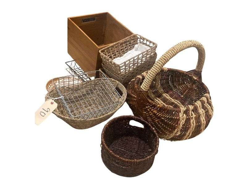 Bread Baskets, Wooden Crate