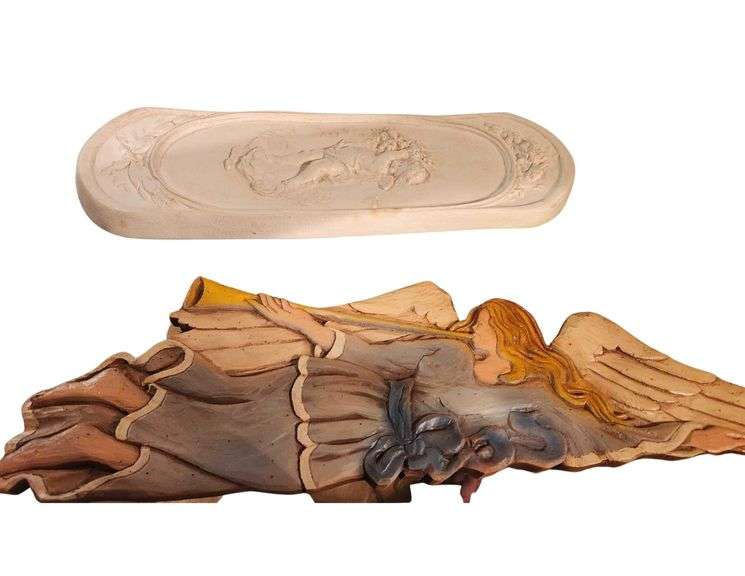 Of Wall Decor - 23 in Wood Product Angel - Plastercast Victorian Cherub, 19 in. H image