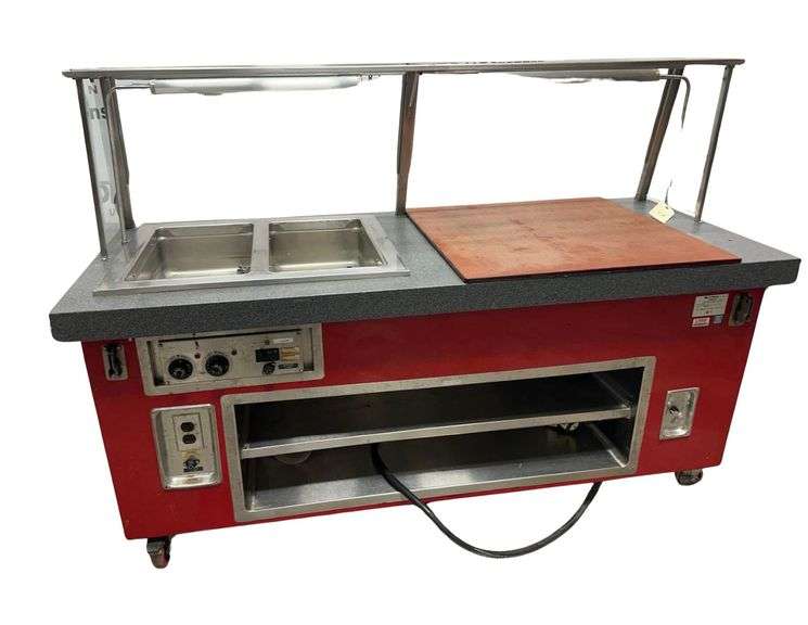 Colorpoint Portable Cold Food Work Counter - Model K74-ST - Serial No. F01D02629C - 1PH - 76in x 31in