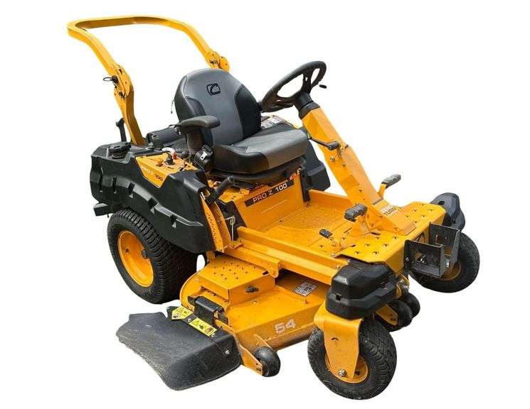 Cub Cadet Pro Z 100 EFI 154-S Commercial Zero Turn Mower - *ONLY 98 Hours* - Model 53TWEFJA050 - Serial No. 1H209H60049 - Pro2B+ PTO-X Drive Twin Bagger (Model 21120902) - 54in Mower Deck - ROPS image