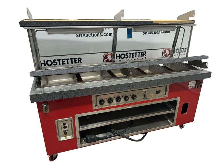 Colorpoint Hot Food Display Server - Model K5E5-CPA - Serial No. F01B02632C - 76in x 31in