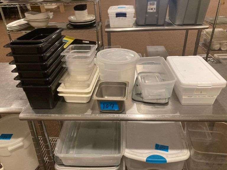 Polycarbonate and Plastic Food Storage Containers