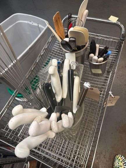 Lot of Knives and Utensils