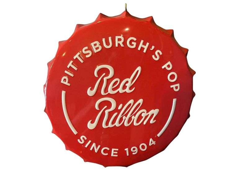 Red Ribbon Pop Display 15in. Diameter