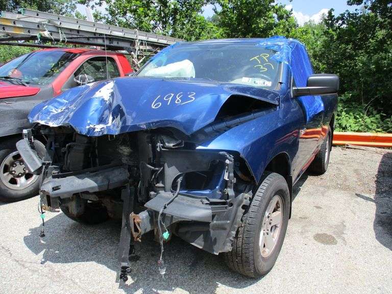BLUE, 2009, DODGE RAM PICKUP, 1D3HV16P19J506983,  ,LKM 110,317