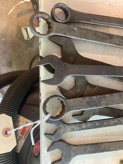 Various Sized Fixed Wrenches