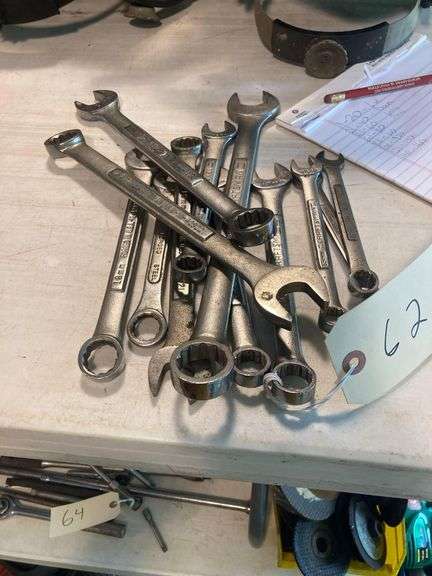 Various Sized Fixed Wrenches