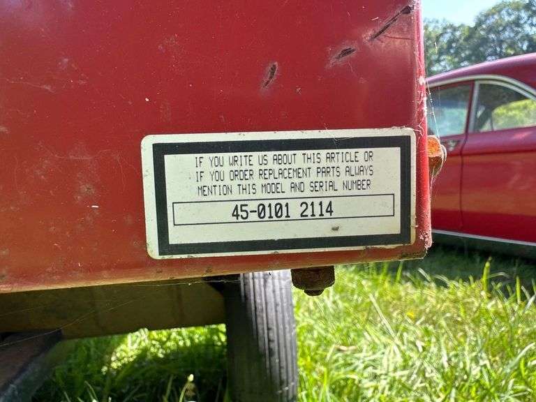 Agri-Fab 10 Cubic Ft Dump Cart Attachment for Riding Mower