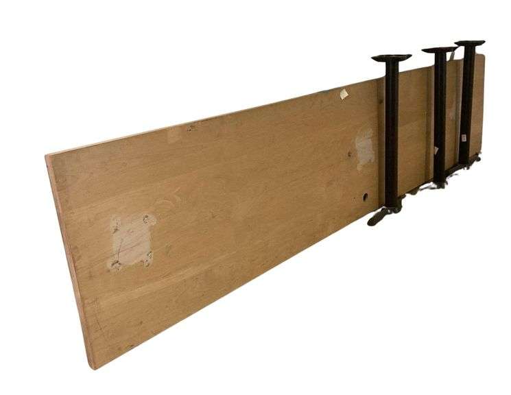 12ft Wooden Bar with 3 Legs
