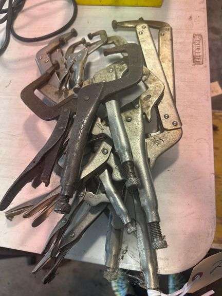 Assorted Size Welders Clamps