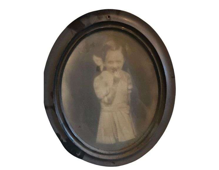 2 Framed Pictures Kicking Bear Approx 18 x 22 and Young Girl Approx 14 x 17