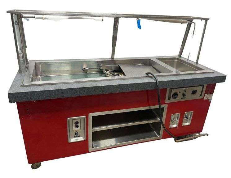 Colorpoint Portable Cold Food Server - Model K74-CFI - Serial No. G01D02614C - 76in x 31in