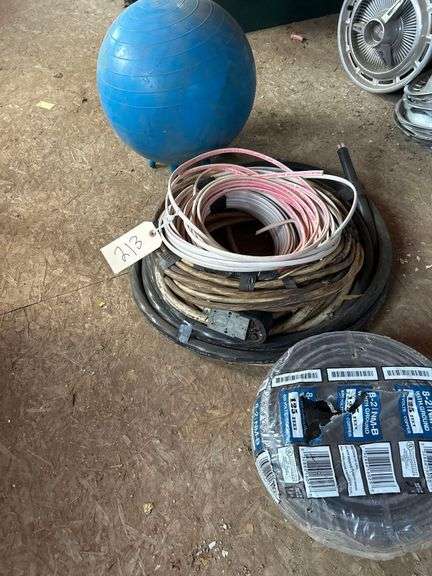 Wires and Exercise Ball