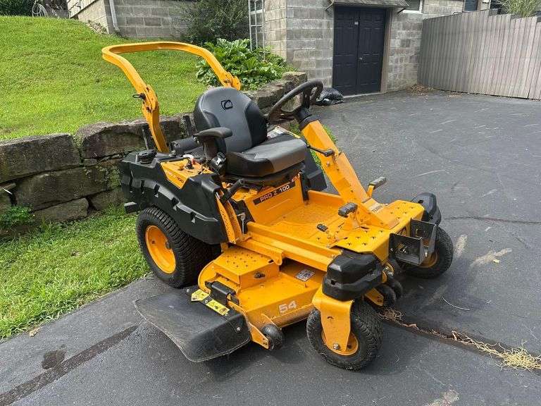 Cub Cadet Pro Z 100 EFI 154-S Commercial Zero Turn Mower - *ONLY 98 Hours* - Model 53TWEFJA050 - Serial No. 1H209H60049 - Pro2B+ PTO-X Drive Twin Bagger (Model 21120902) - 54in Mower Deck - ROPS