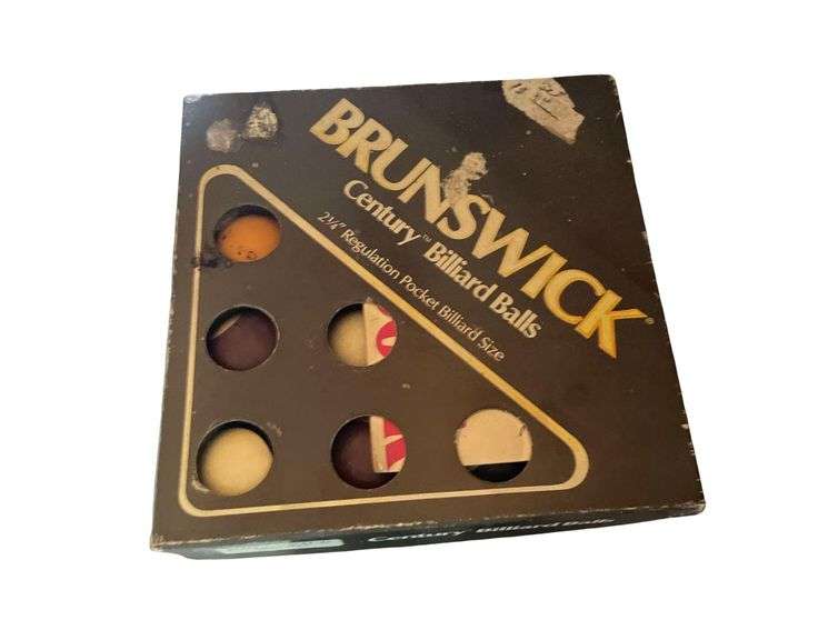 Pool Table 96x44x29 Inches, A Box of Brunswick Cue Balls Various Sizes if Picture Frames, Multiple Used Suitcase image