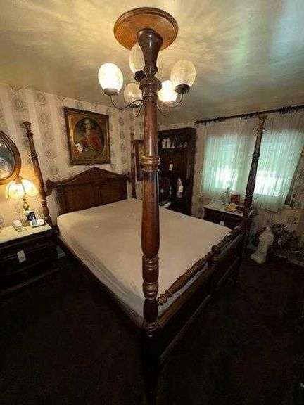Vintage Decorative 4 Poster Bed Frame - Full Size