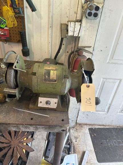 Vintage Electric Bench Grinder