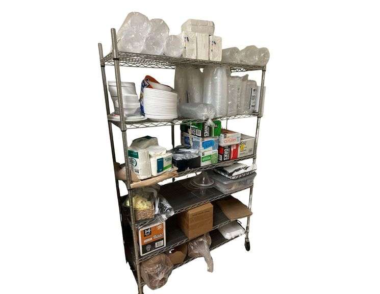 Catering Supplies Including Plastic Food Containers - Paper Plates, Bowls, and Cups - Napkins - Cutlery