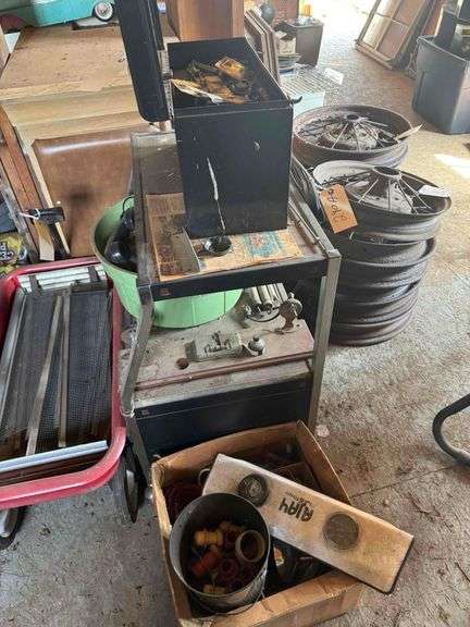 Toolbox on Rolling Cart
