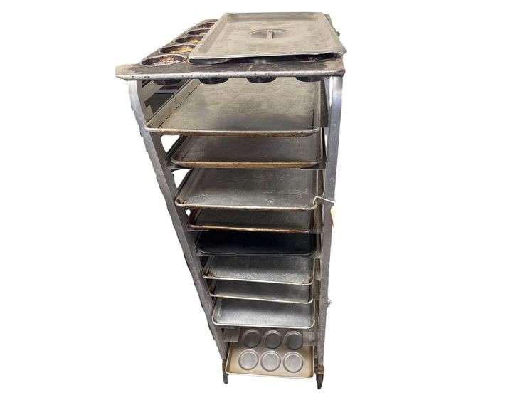 11 Tier Speed Rack with 8 Sheet Trays