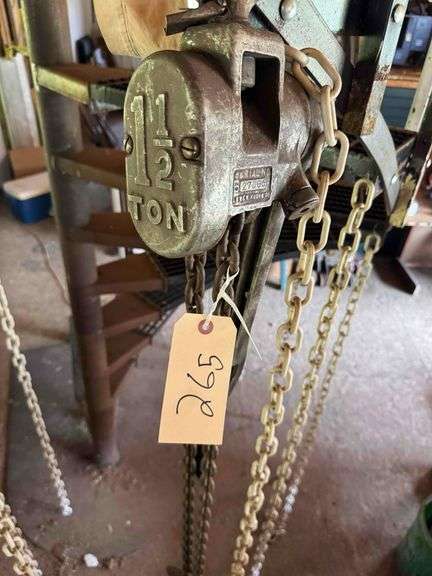 1 1/2 Ton Chain Block