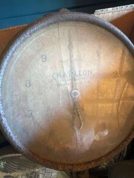 Antique Vehicle Lights, Hand Tools, Chattilon Hanging Scale