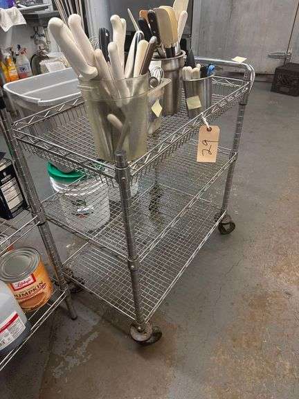 3 Tier Rolling Cart