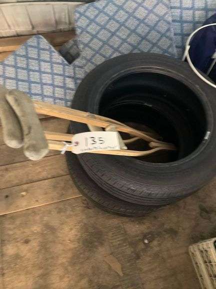 Crutches, Tires, Cushions, Sump Pump Discharge Hose