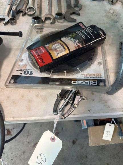 Craftsman Laser Level - Rigid 10 in Saw Blade - Electric Screwdriver