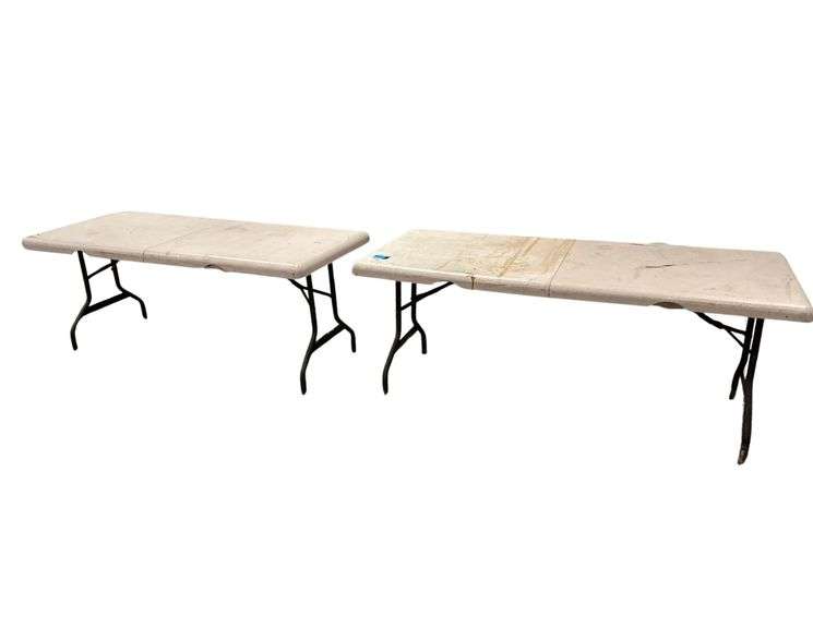 Two 6ft Folding Tables