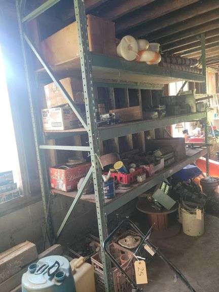 Storage Shelf Only Contents Not Included Approx 10ft H x 8ft W Must Remove After 4 On Removal Day