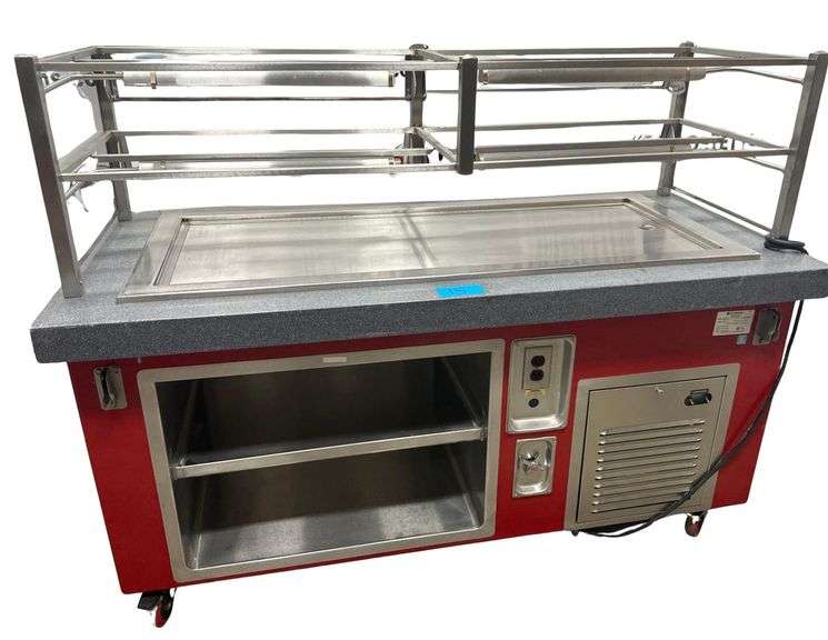 Colorpoint Portable Cold Food Server - Model K66-CFT - Serial No. F01C02630C - 1PH - 68in x 31in